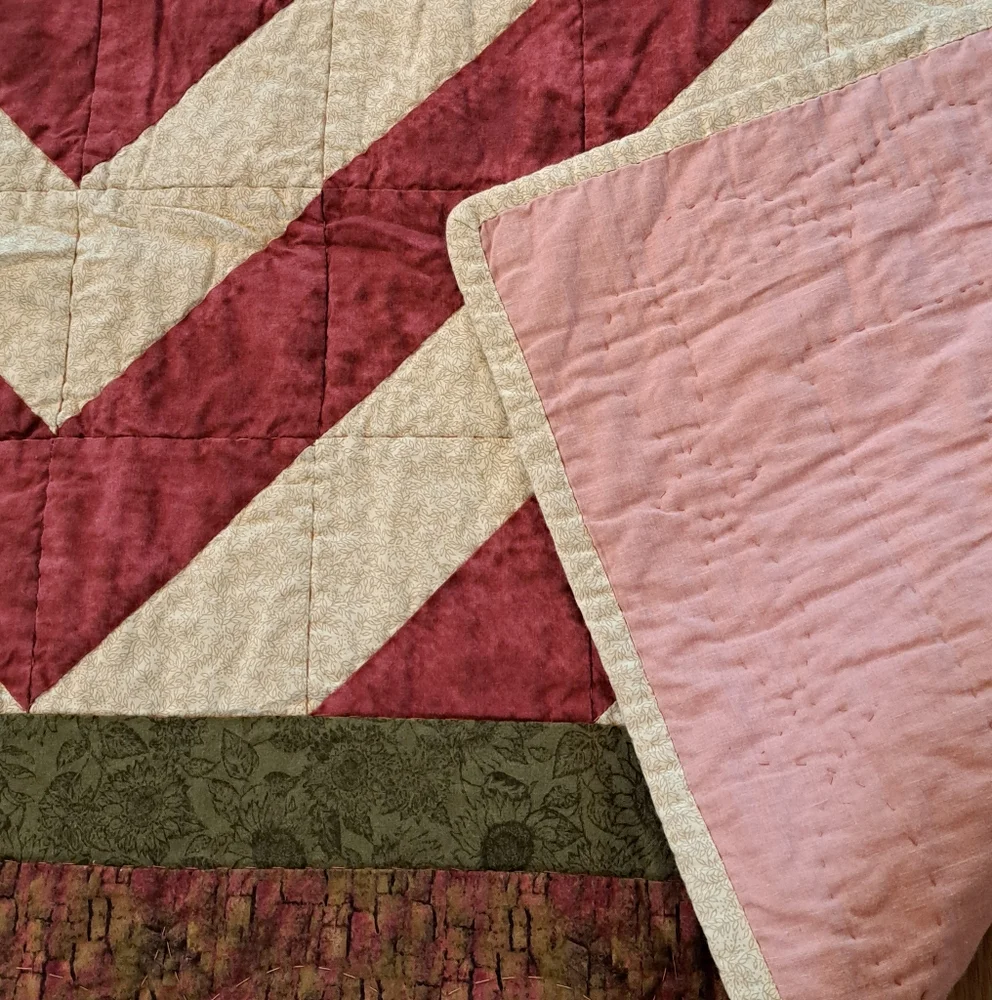 Handmade Lap Quilt Baby Blanket 50